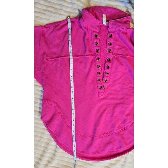 Anthropologie Pilcro Grommet Embellished Oversized Pullover Sweatshirt - Picture 10 of 10